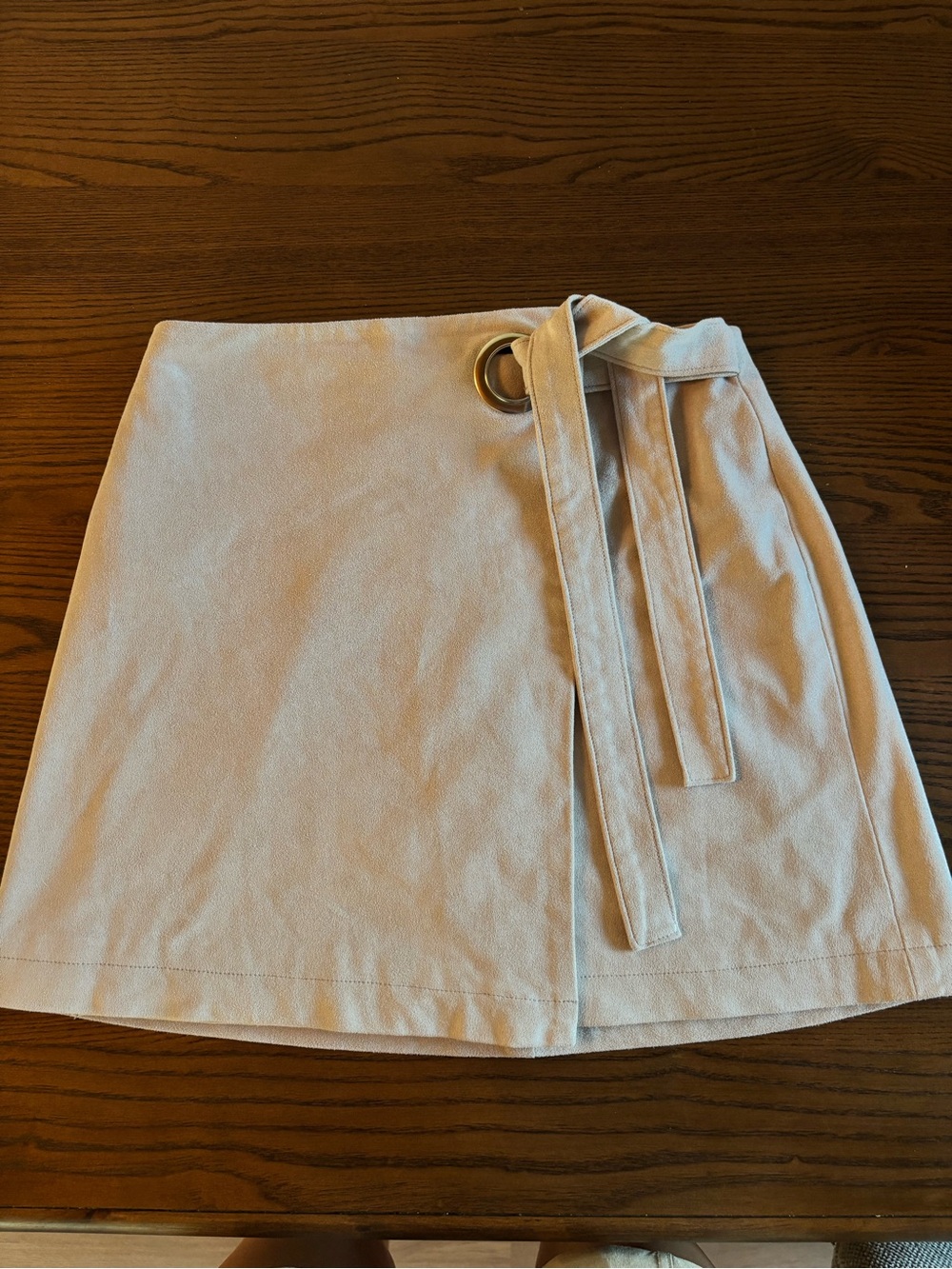 Abercrombie and Fitch Faux Sued Mini Skirt